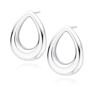 Cercei argint Teardrop DiAmanti Z1760E-DIA (Argint 925‰ 5,4 g.)